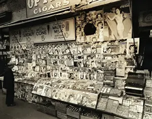 Convenience Prints: New York City Newstand in 1935