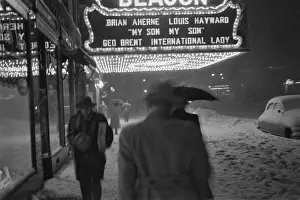 Huty25825 Prints: New York City Snowfall, Circa 1941