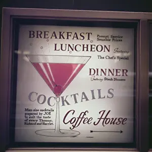 Advert Prints: New York Cocktails