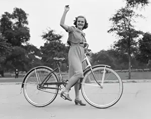 Waving Prints: New York Cyclist