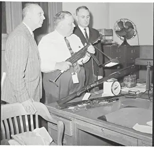 John L Prints: New York Detectives Show Gangster's Arsenal