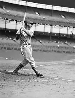 Harlem Prints: New York Giant Bill Terry at Bat
