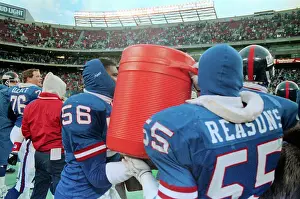 New York Giants Giving Coach Gatorade Shower