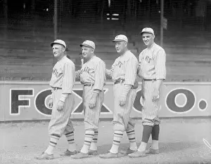 Emil Meusel Prints: New York Giants Teammates in Uniform