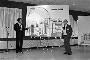 New York Nuclear Power Officials Brief the Press During a Plant Emergency Drill