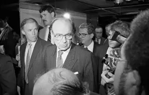 New York Post Owner Rupert Murdoch Speaking to Reporters
