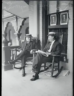 New York Republicans Conversing on Porch