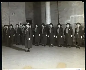 Attention Prints: New York Reserve Policewomen Drill