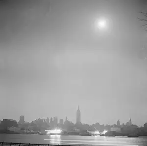 New York Skyline During Blackout