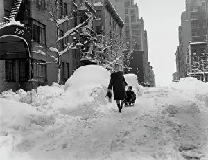 Huty30058 Prints: New York Snowfall