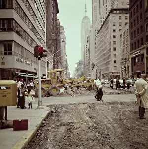 Construction Work Prints: New York Street Repairs