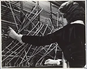 Telephoning Prints: New York Telephone Operator