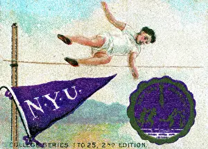 College Prints: New York University, Murad Cigarettes, tobacco card, 1910