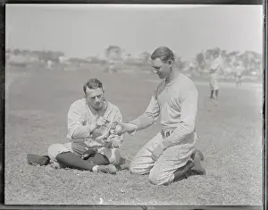 New York Yankee Waite Hoyt Throwing Curve Ball