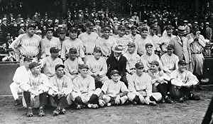 Detroit Prints: New York Yankees of 1928 in Formal Portrait