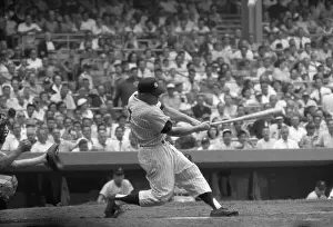 Grandstand Prints: New York Yankees Batter Mickey Mantle