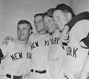 New York Yankees Celebrating