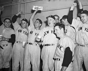 New York Yankees Celebrating World Series Triumph