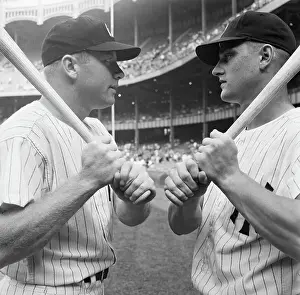 New York Yankees Mickey Mantle and Roger Maris