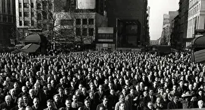 New Yorkers Gather Outside City Hall