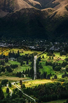 New Zealand countryside road