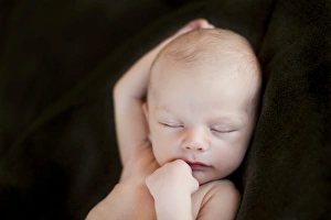 Images Dated 29th January 2011: Newborn baby, 3 weeks, sleeping
