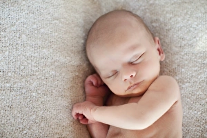 Images Dated 29th January 2011: Newborn baby, 3 weeks, sleeping