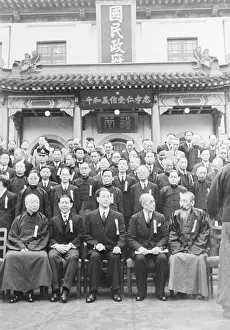 Newly Chosen Chinese Cabinet Posing Together