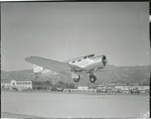 Glendale Prints: Newly Designed Airplane Landing on Runway