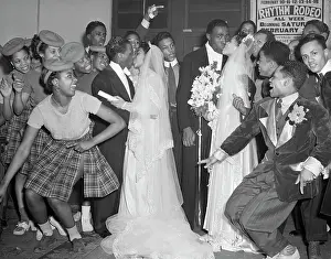 Groom Prints: Newlywed Couples Kissing