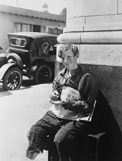 Newsboy of 1920's