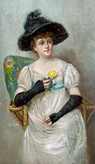 Newsboy Plug Tobacco Advertising Card, 1892