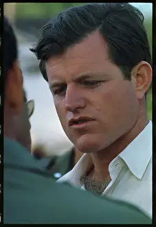 Da Nang Prints: Newsmen Interviewing Edward Kennedy