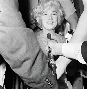 Newsmen Interviewing Marilyn Monroe