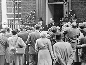 Frenzy Prints: Newsmen Photographing Sir Winston Churchill