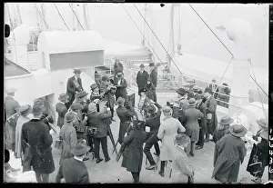 Newsmen Surrounding Lady Nancy Astor