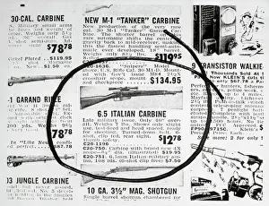 Newspaper ad Showing Rifle for Sale