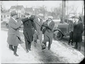 Newspaper Men Being Arrested