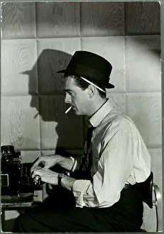 Typewriter Prints: Newspaper Reporter At Typewriter