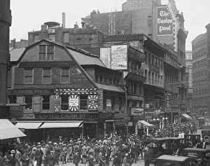 Newspaper Row In Boston Massachusetts