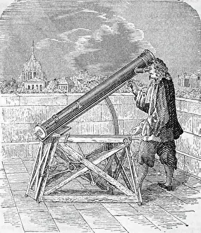 Newton And His Telescope