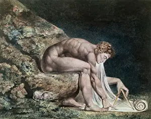 Thinking Prints: Newton by William Blake