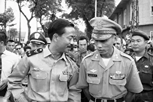 Nguyen Cao Ky Walking with Nguyen Hiu Co