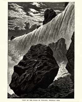 Flowing Water Gallery: Niagara Falls, 19th Century
