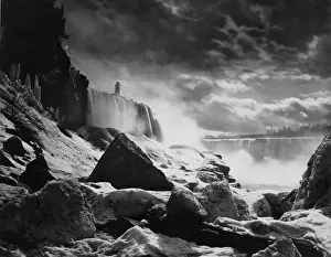 Landscape Lighting Prints: Niagara In Winter