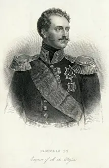 Medal Prints: Nicholas I Emperor Of Russia
