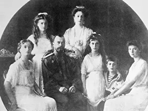 Prince Prints: Nicholas II Surrounded by Family