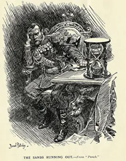 Nicholas II Watching Hourglass