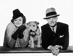 Nick and Nora Charles with Asta