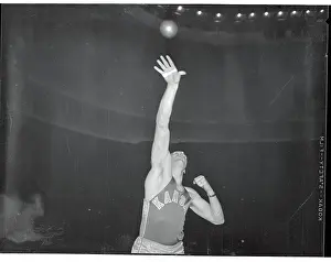 Bill Nieder Hurling a Shot Put